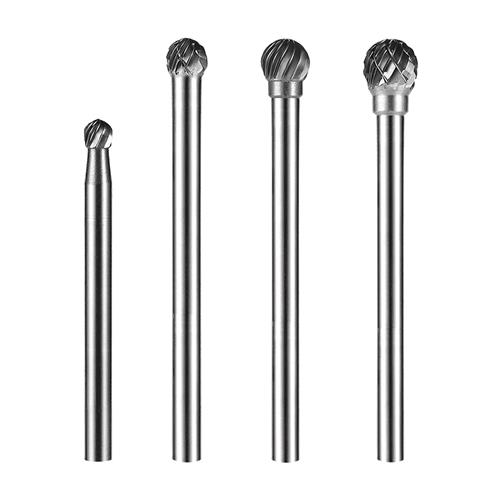 D-Type Tungsten Carbide Rotary Burrs 3mm (Ball Shape) 