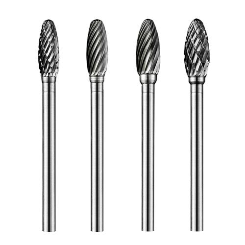 H type 3mm oval tungsten carbide rotary burr 